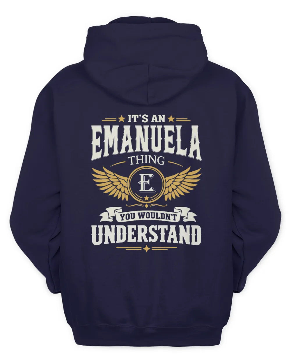 EMANUELA KT06-M008 It’s a [NAME] Thing – You Wouldn’t Understand | Personalized Vintage T-Shirt - Unisex Hoodie - Navy