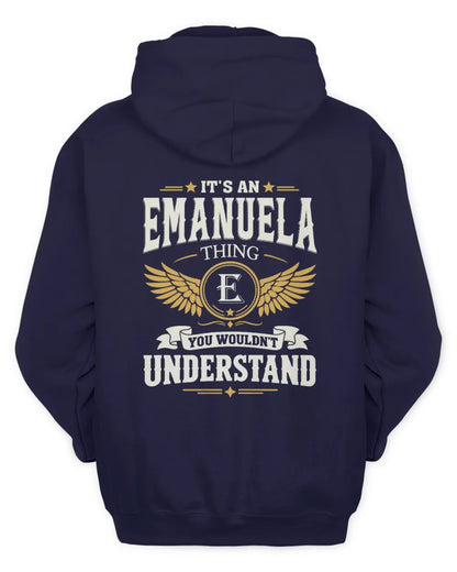 EMANUELA KT06-M008 It’s a [NAME] Thing – You Wouldn’t Understand | Personalized Vintage T-Shirt - Unisex Hoodie - Navy