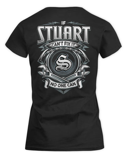 STUART AP81-K4-626 - Personalized Ahmed Quote Apparel “If Ahmed Can't Fix It, No One Can” - Women's Standard T-Shirt - Black