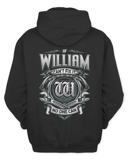 WILLIAM AP81-K4-626 - Personalized Ahmed Quote Apparel “If Ahmed Can't Fix It, No One Can” - Unisex Hoodie - Black
