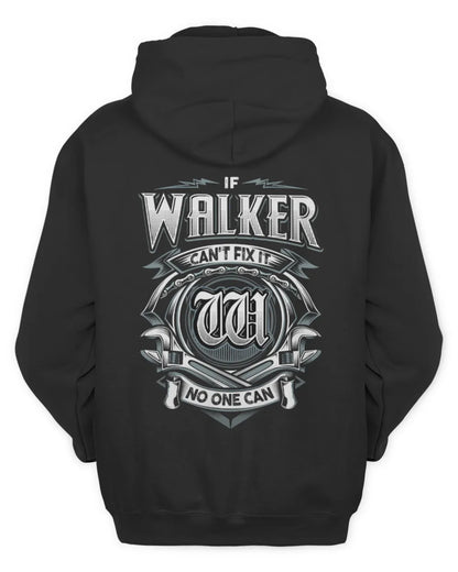 WALKER AP81-K4-626 - Personalized Ahmed Quote Apparel “If Ahmed Can't Fix It, No One Can” - Unisex Hoodie - Black