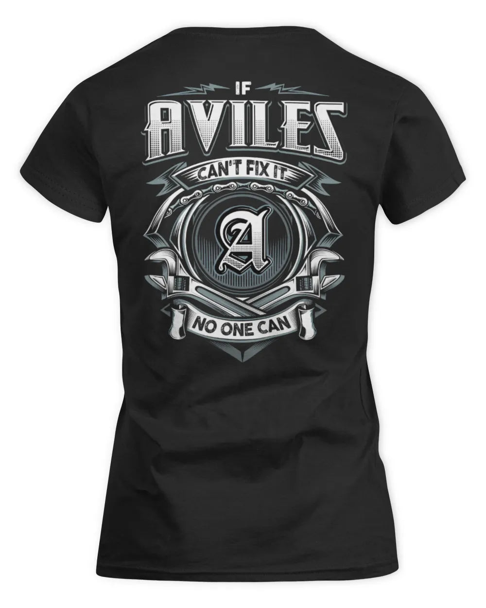 AVILES AP81-K4-626 - Personalized Ahmed Quote Apparel “If Ahmed Can't Fix It, No One Can” - Women's Standard T-Shirt - Black