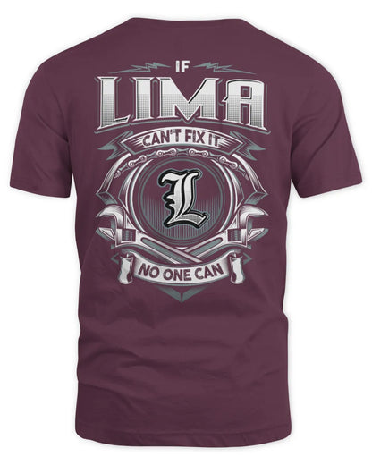 LIMA AP81-K4-626 - Personalized Ahmed Quote Apparel “If Ahmed Can't Fix It, No One Can” - Unisex Standard T-Shirt - Maroon