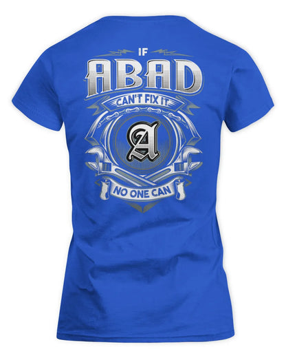 ABAD AP81-K4-626 - Personalized Ahmed Quote Apparel “If Ahmed Can't Fix It, No One Can” - Women's Standard T-Shirt - Royal