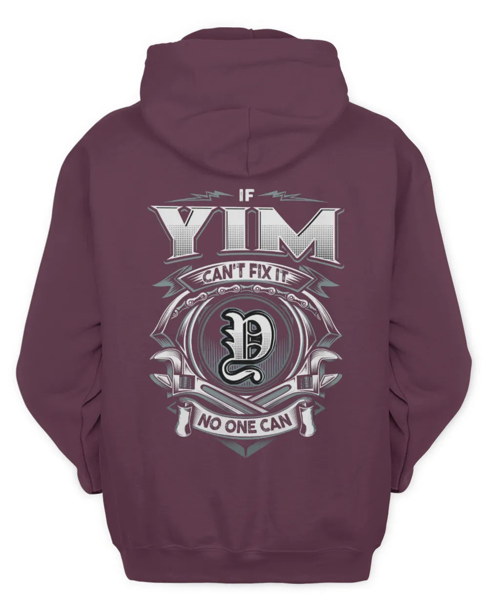 YIM AP81-K4-626 - Personalized Ahmed Quote Apparel “If Ahmed Can't Fix It, No One Can” - Unisex Hoodie - Maroon