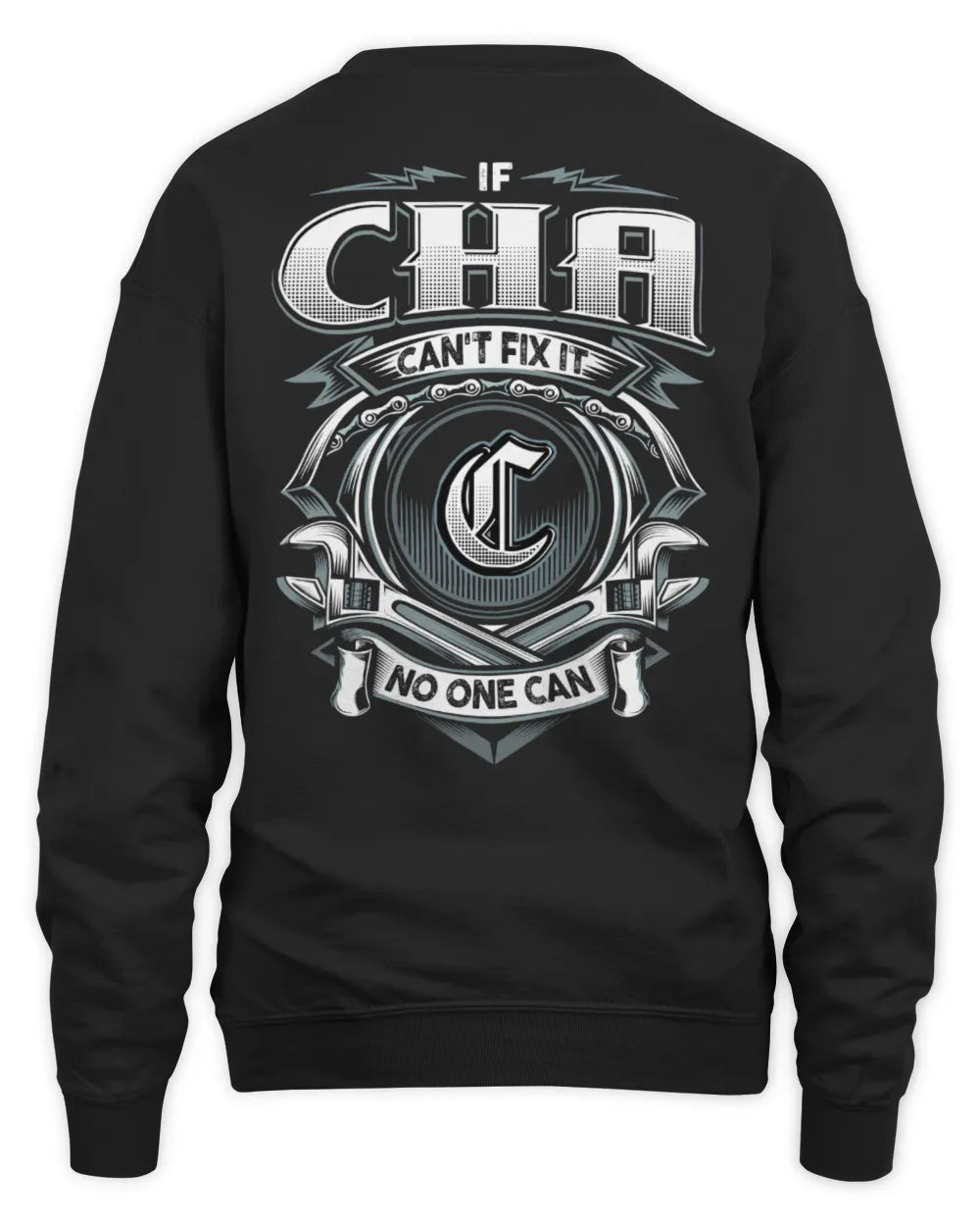 CHA AP81-K4-626 - Personalized Ahmed Quote Apparel “If Ahmed Can't Fix It, No One Can” - Unisex Sweatshirt - Black
