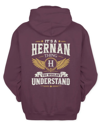 HERNAN KT06-M008 It’s a [NAME] Thing – You Wouldn’t Understand | Personalized Vintage T-Shirt - Unisex Hoodie - Maroon
