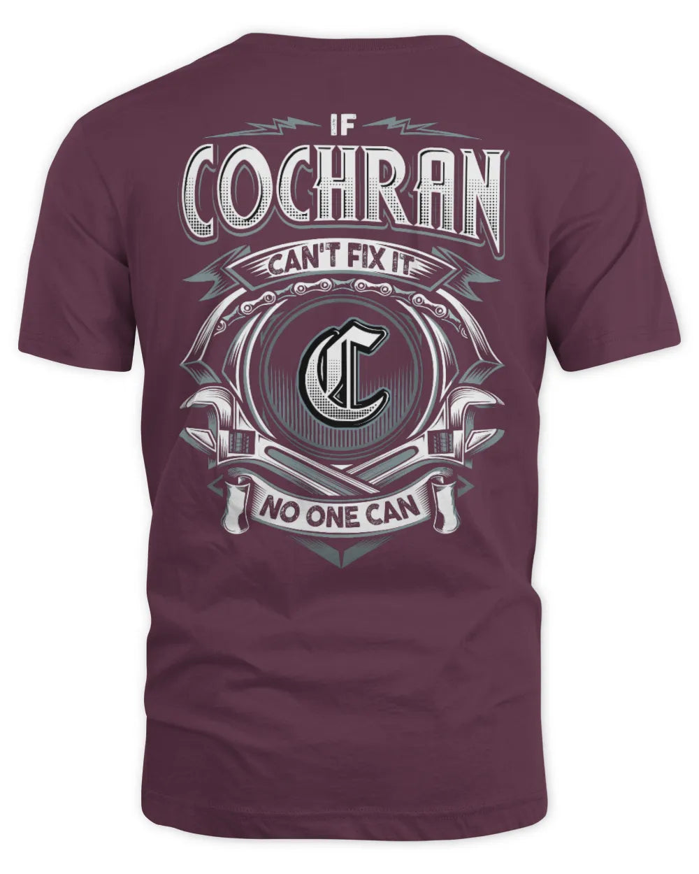 COCHRAN AP81-K4-626 - Personalized Ahmed Quote Apparel “If Ahmed Can't Fix It, No One Can” - Unisex Standard T-Shirt - Maroon