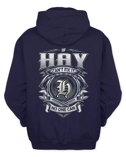 HAY AP81-K4-626 - Personalized Ahmed Quote Apparel “If Ahmed Can't Fix It, No One Can” - Unisex Hoodie - Navy