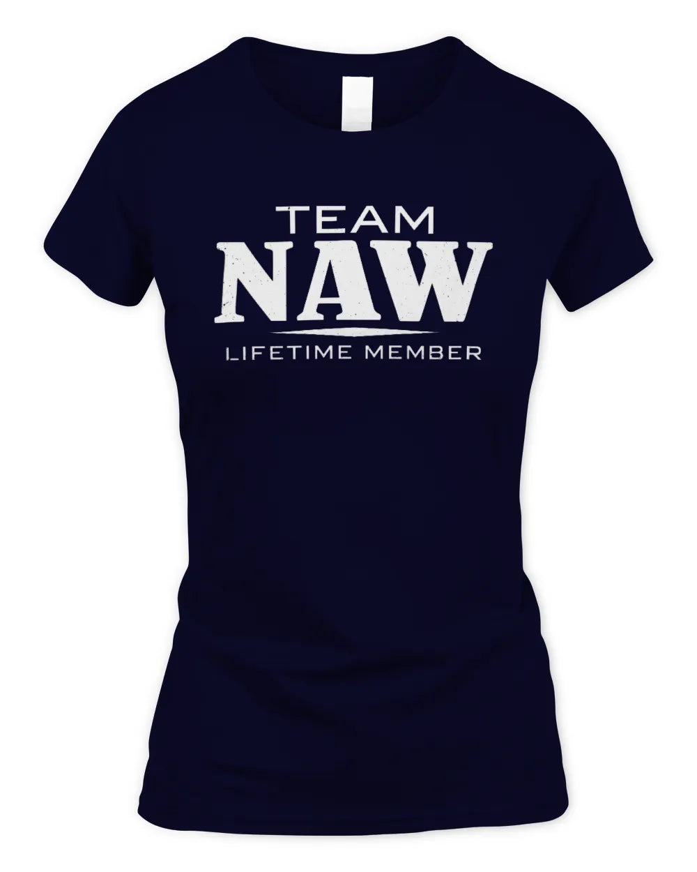 NAW BL62-K4-128 - Personalized “Team NAME Lifetime Member” - Women's Standard T-Shirt - Navy