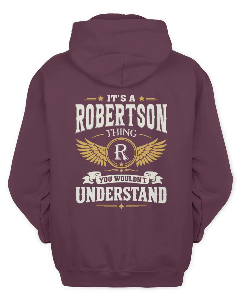ROBERTSON KT06-M008 It’s a [NAME] Thing – You Wouldn’t Understand | Personalized Vintage T-Shirt - Unisex Hoodie - Maroon