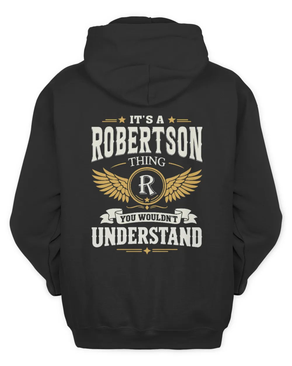 ROBERTSON KT06-M008 It’s a [NAME] Thing – You Wouldn’t Understand | Personalized Vintage T-Shirt - Unisex Hoodie - Black