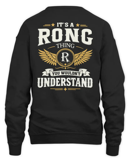 RONG KT06-M008 It’s a [NAME] Thing – You Wouldn’t Understand | Personalized Vintage T-Shirt - Unisex Sweatshirt - Black