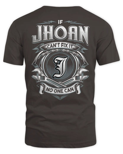 JHOAN AP81-K4-626 - Personalized Ahmed Quote Apparel “If Ahmed Can't Fix It, No One Can” - Unisex Standard T-Shirt - Dark Chocolate