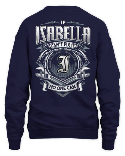 ISABELLA AP81-K4-626 - Personalized Ahmed Quote Apparel “If Ahmed Can't Fix It, No One Can” - Unisex Sweatshirt - Navy