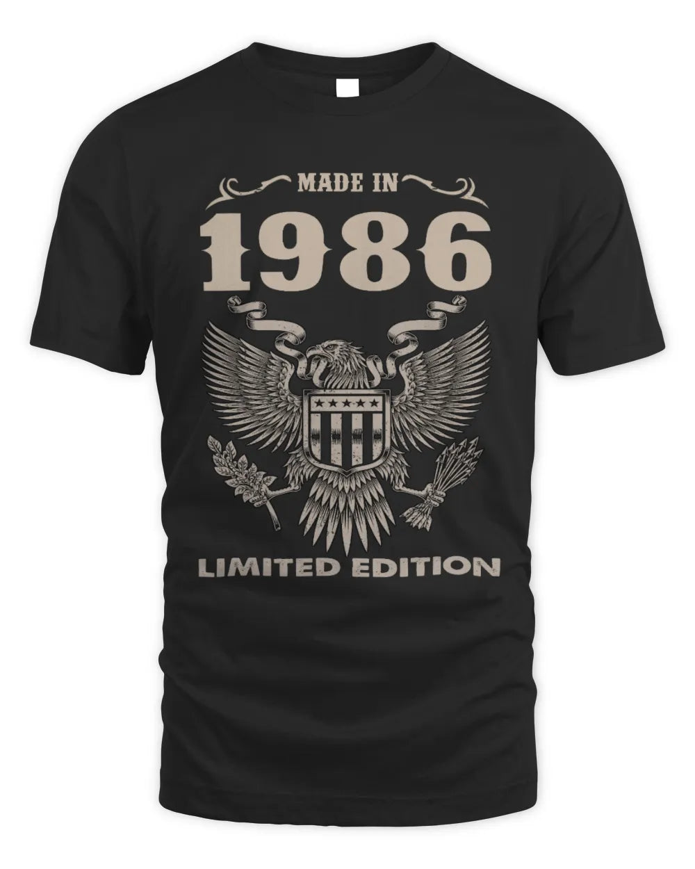 1986 HH89-K2 – Classic Birth Year Limited Edition T-Shirt - Unisex Standard T-Shirt - Black