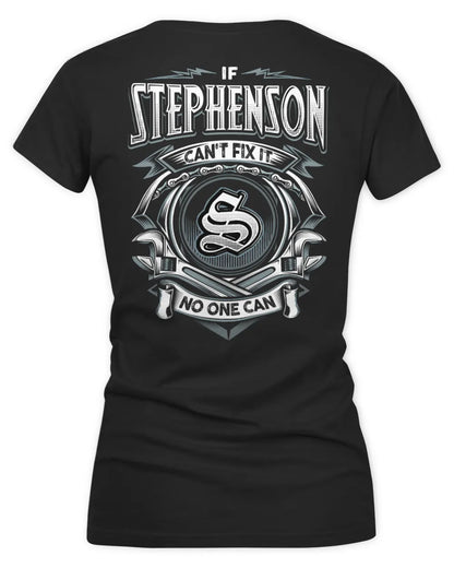 STEPHENSON AP81-K4-626 - Personalized Ahmed Quote Apparel “If Ahmed Can't Fix It, No One Can” - Women's V-Neck T-Shirt - Black