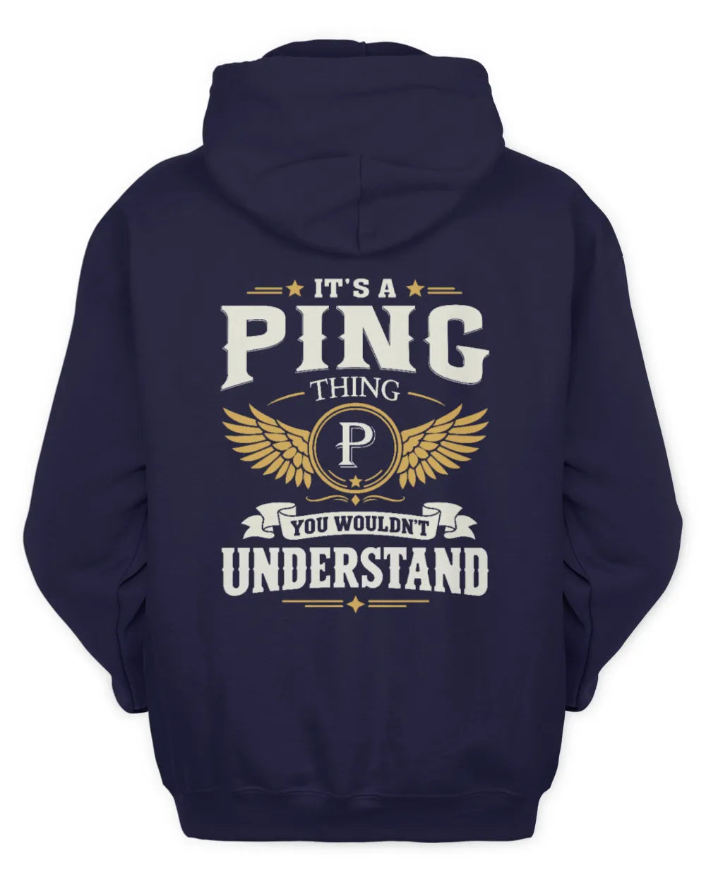 PING KT06-M008 It’s a [NAME] Thing – You Wouldn’t Understand | Personalized Vintage T-Shirt - Unisex Hoodie - Navy