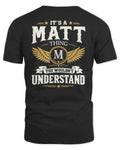 MATT KT06-M008 It’s a [NAME] Thing – You Wouldn’t Understand | Personalized Vintage T-Shirt - Unisex Standard T-Shirt - Black