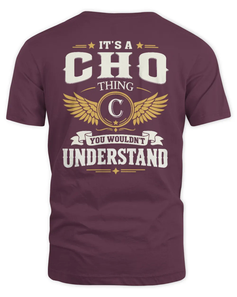 CHO KT06-M008 It’s a [NAME] Thing – You Wouldn’t Understand | Personalized Vintage T-Shirt - Unisex Standard T-Shirt - Maroon