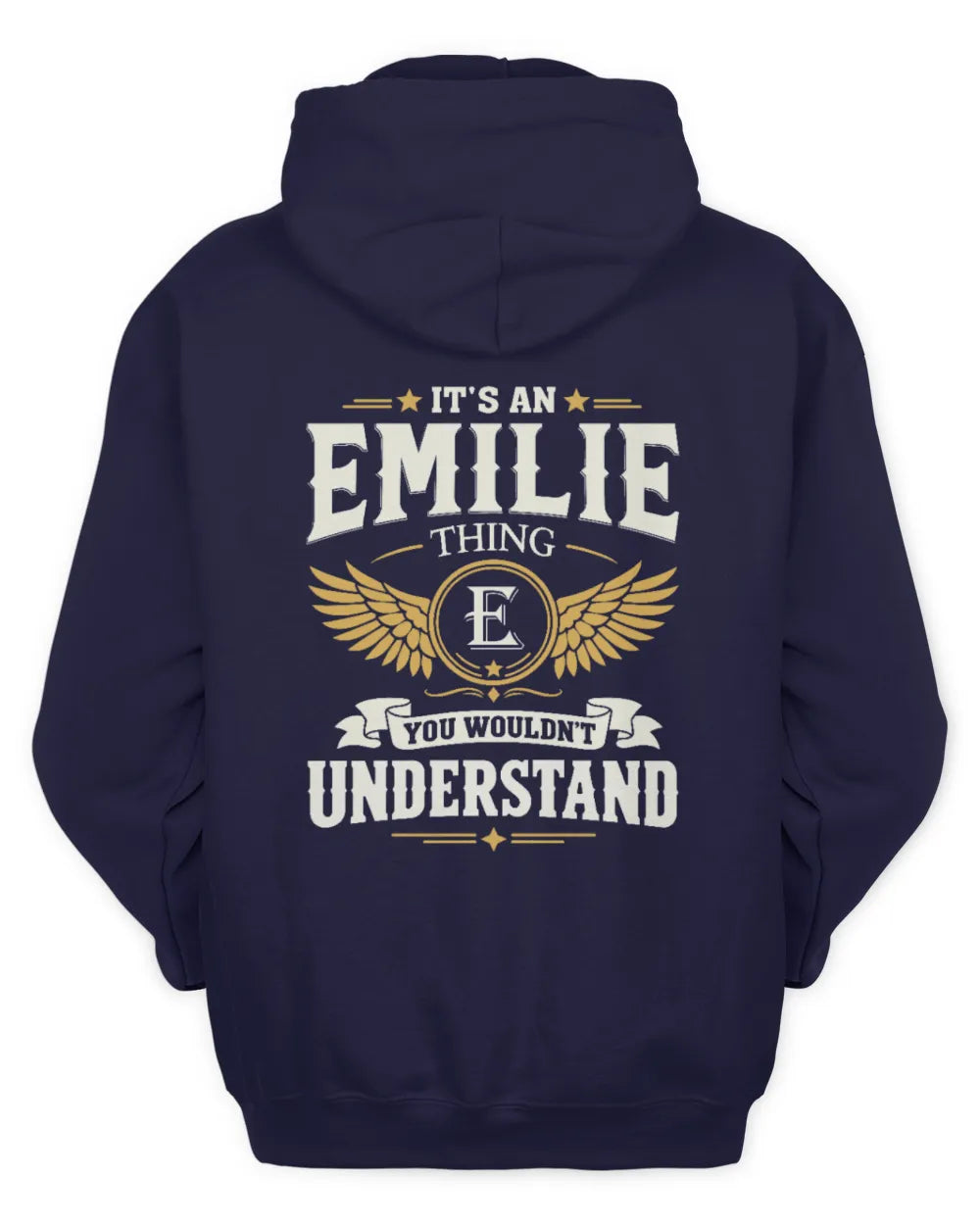 EMILIE KT06-M008 It’s a [NAME] Thing – You Wouldn’t Understand | Personalized Vintage T-Shirt - Unisex Hoodie - Navy