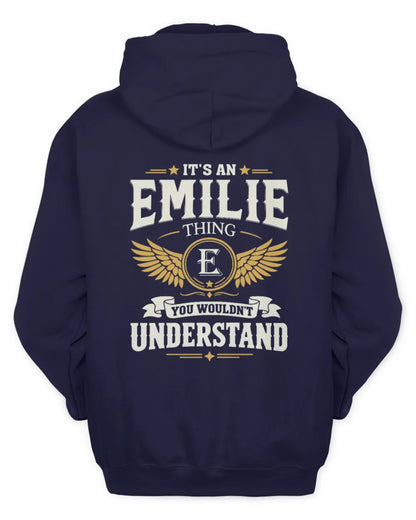 EMILIE KT06-M008 It’s a [NAME] Thing – You Wouldn’t Understand | Personalized Vintage T-Shirt - Unisex Hoodie - Navy