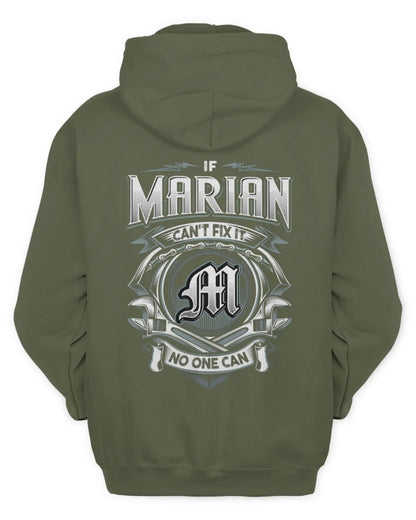 MARIAN AP81-K4-626 - Personalized Ahmed Quote Apparel “If Ahmed Can't Fix It, No One Can” - Unisex Hoodie - Military Green