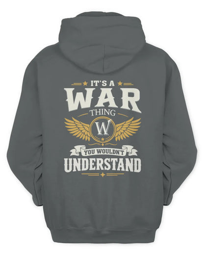 WAR KT06-M008 It’s a [NAME] Thing – You Wouldn’t Understand | Personalized Vintage T-Shirt - Unisex Hoodie - Charcoal