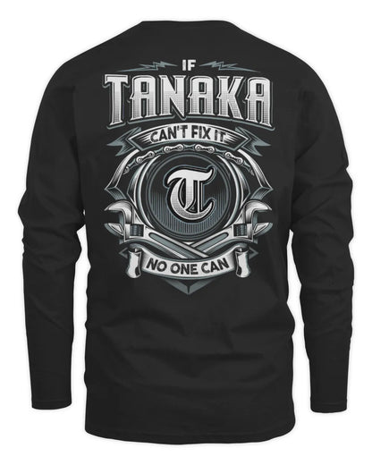 TANAKA AP81-K4-626 - Personalized Ahmed Quote Apparel “If Ahmed Can't Fix It, No One Can” - Men's Long Sleeved T-Shirt - Black