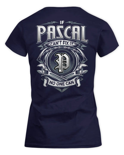 PASCAL AP81-K4-626 - Personalized Ahmed Quote Apparel “If Ahmed Can't Fix It, No One Can” - Women's Standard T-Shirt - Navy
