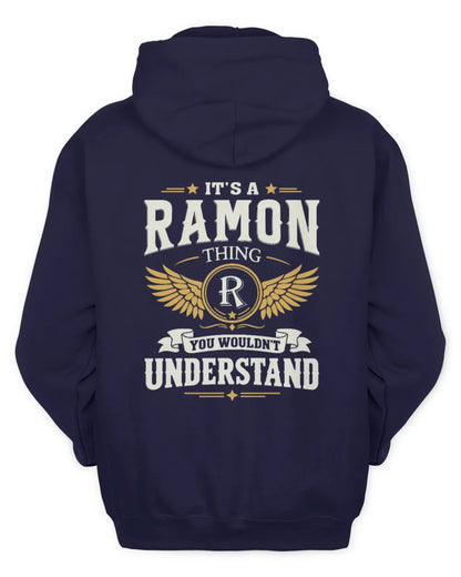 RAMON KT06-M008 It’s a [NAME] Thing – You Wouldn’t Understand | Personalized Vintage T-Shirt - Unisex Hoodie - Navy