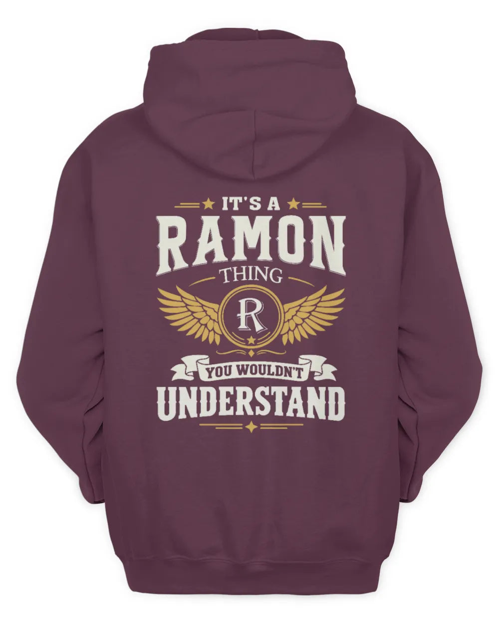 RAMON KT06-M008 It’s a [NAME] Thing – You Wouldn’t Understand | Personalized Vintage T-Shirt - Unisex Hoodie - Maroon