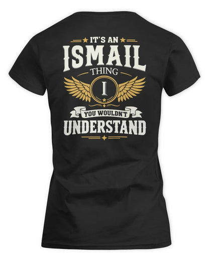 ISMAIL KT06-M008 It’s a [NAME] Thing – You Wouldn’t Understand | Personalized Vintage T-Shirt - Women's Standard T-Shirt - Black