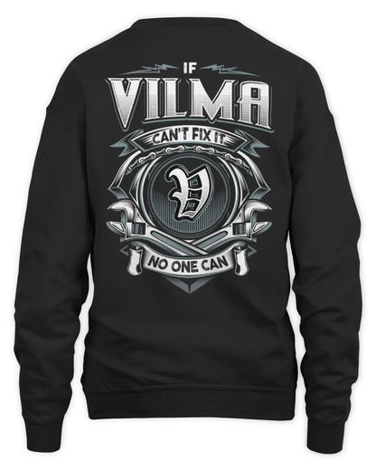 VILMA AP81-K4-626 - Personalized Ahmed Quote Apparel “If Ahmed Can't Fix It, No One Can” - Unisex Sweatshirt - Black