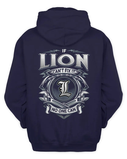 LION AP81-K4-626 - Personalized Ahmed Quote Apparel “If Ahmed Can't Fix It, No One Can” - Unisex Hoodie - Navy