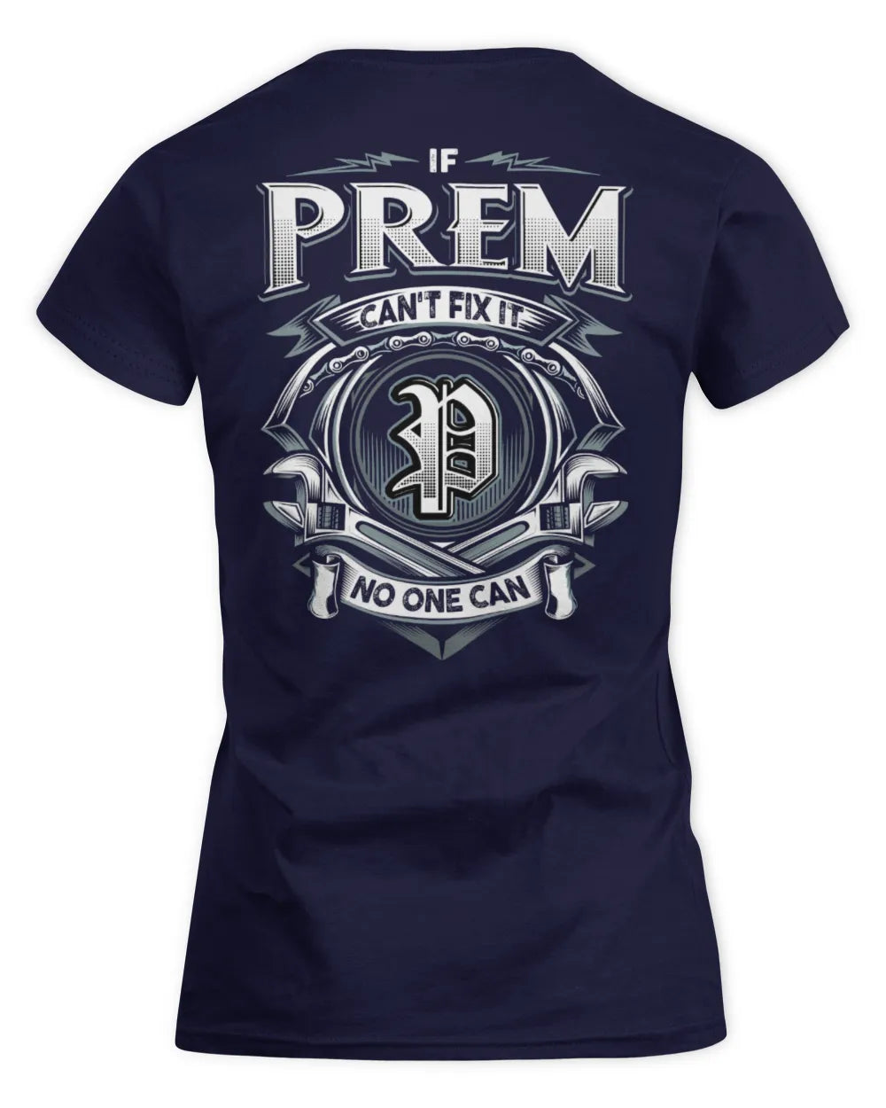 PREM AP81-K4-626 - Personalized Ahmed Quote Apparel “If Ahmed Can't Fix It, No One Can” - Women's Standard T-Shirt - Navy