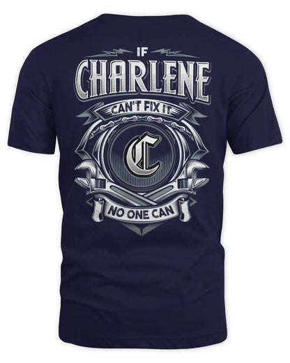 CHARLENE AP81-K4-626 - Personalized Ahmed Quote Apparel “If Ahmed Can't Fix It, No One Can” - Unisex Standard T-Shirt - Navy