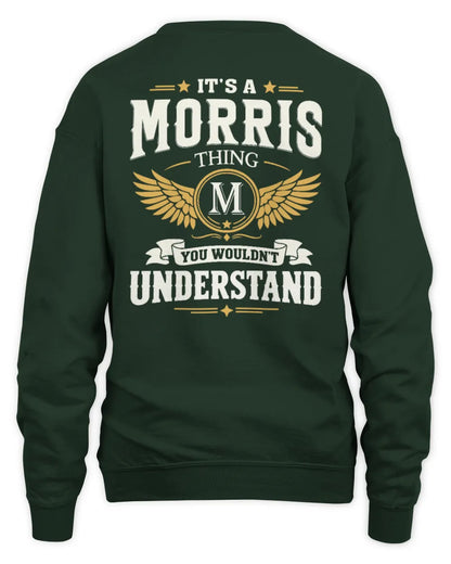 MORRIS KT06-M008 It’s a [NAME] Thing – You Wouldn’t Understand | Personalized Vintage T-Shirt - Unisex Sweatshirt - Forest Green