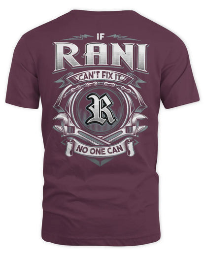 RANI AP81-K4-626 - Personalized Ahmed Quote Apparel “If Ahmed Can't Fix It, No One Can” - Unisex Standard T-Shirt - Maroon