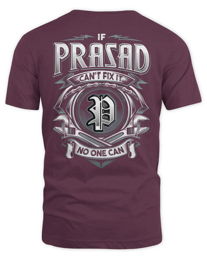 PRASAD AP81-K4-626 - Personalized Ahmed Quote Apparel “If Ahmed Can't Fix It, No One Can” - Unisex Standard T-Shirt - Maroon