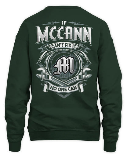 MCCANN AP81-K4-626 - Personalized Ahmed Quote Apparel “If Ahmed Can't Fix It, No One Can” - Unisex Sweatshirt - Forest Green