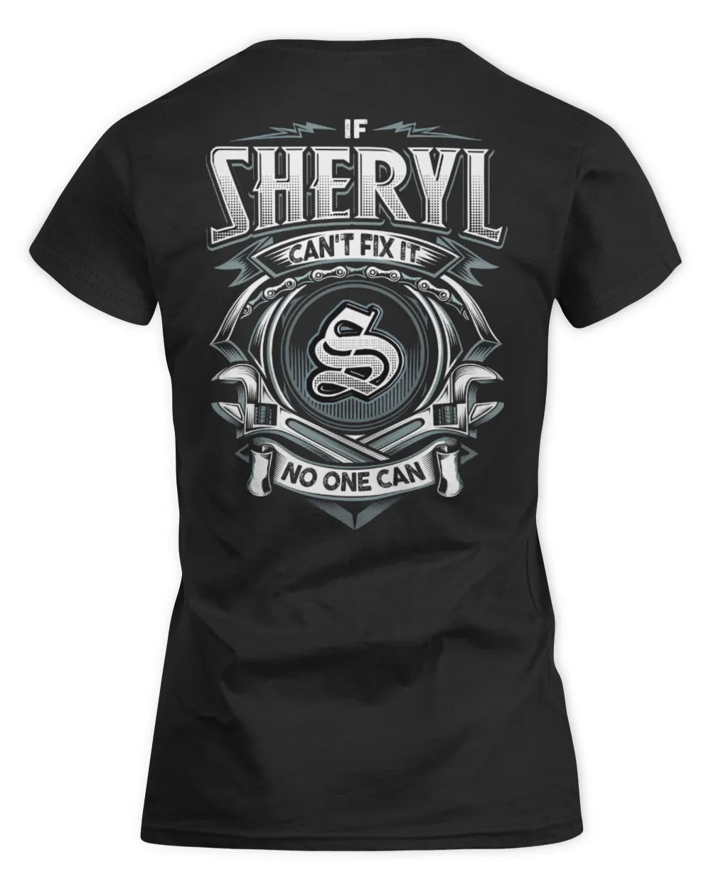 SHERYL AP81-K4-626 - Personalized Ahmed Quote Apparel “If Ahmed Can't Fix It, No One Can” - Women's Standard T-Shirt - Black