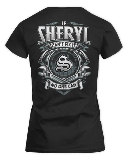 SHERYL AP81-K4-626 - Personalized Ahmed Quote Apparel “If Ahmed Can't Fix It, No One Can” - Women's Standard T-Shirt - Black