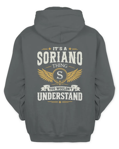 SORIANO KT06-M008 It’s a [NAME] Thing – You Wouldn’t Understand | Personalized Vintage T-Shirt - Unisex Hoodie - Charcoal