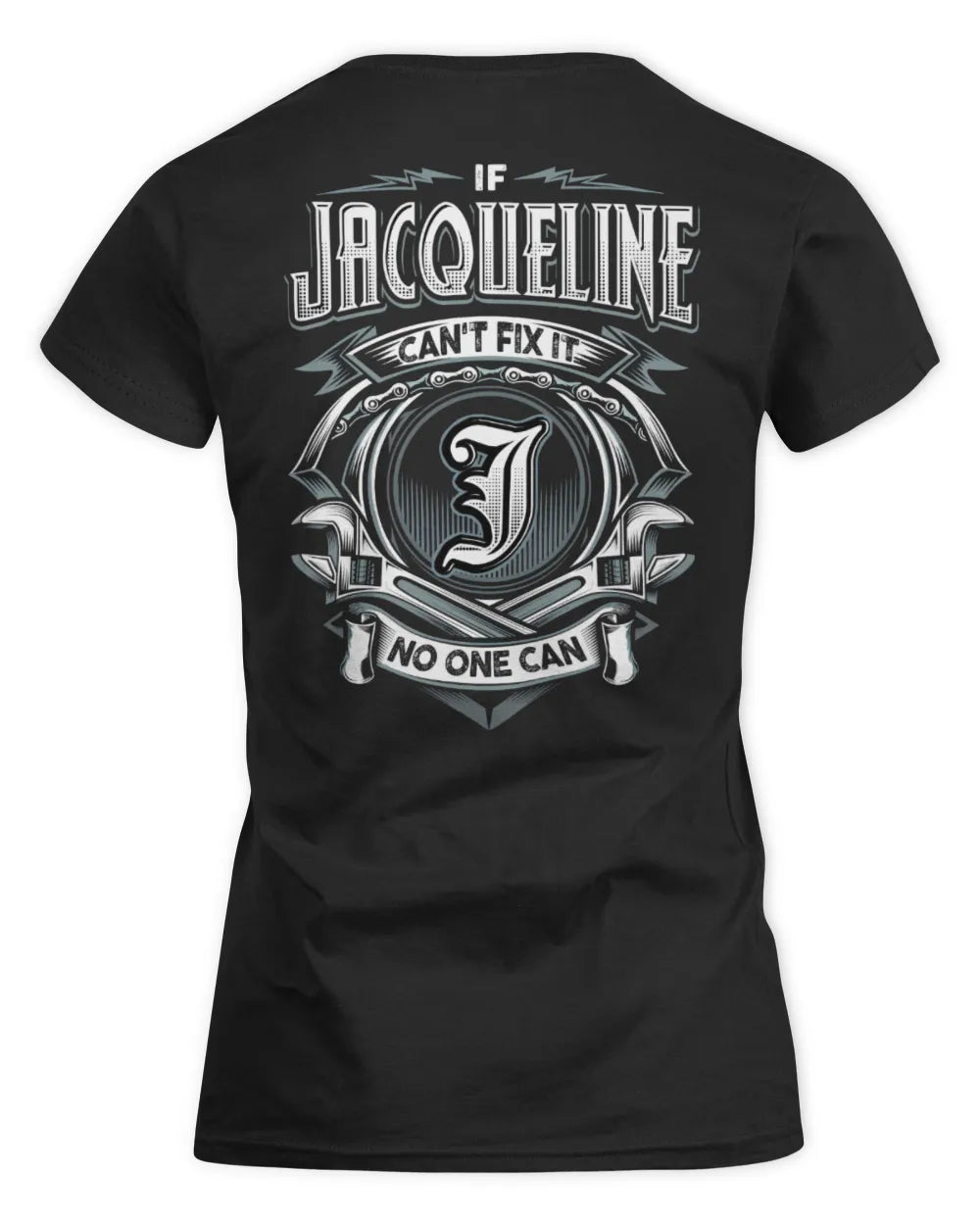 JACQUELINE AP81-K4-626 - Personalized Ahmed Quote Apparel “If Ahmed Can't Fix It, No One Can” - Women's Standard T-Shirt - Black