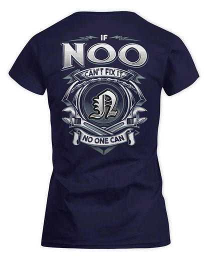 NOO AP81-K4-626 - Personalized Ahmed Quote Apparel “If Ahmed Can't Fix It, No One Can” - Women's Standard T-Shirt - Navy