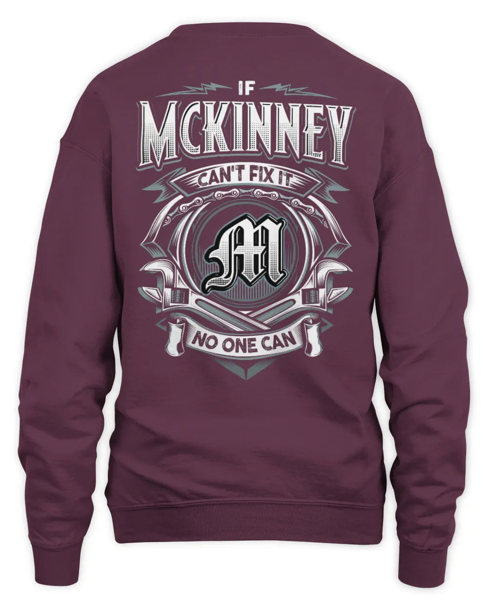 MCKINNEY AP81-K4-626 - Personalized Ahmed Quote Apparel “If Ahmed Can't Fix It, No One Can” - Unisex Sweatshirt - Maroon