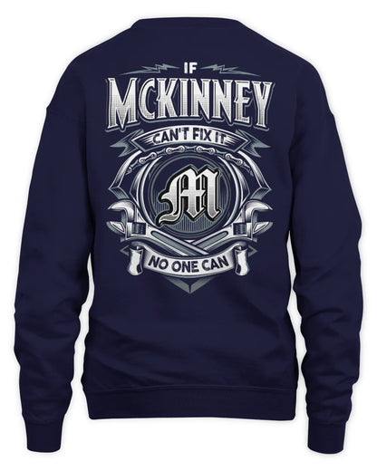 MCKINNEY AP81-K4-626 - Personalized Ahmed Quote Apparel “If Ahmed Can't Fix It, No One Can” - Unisex Sweatshirt - Navy