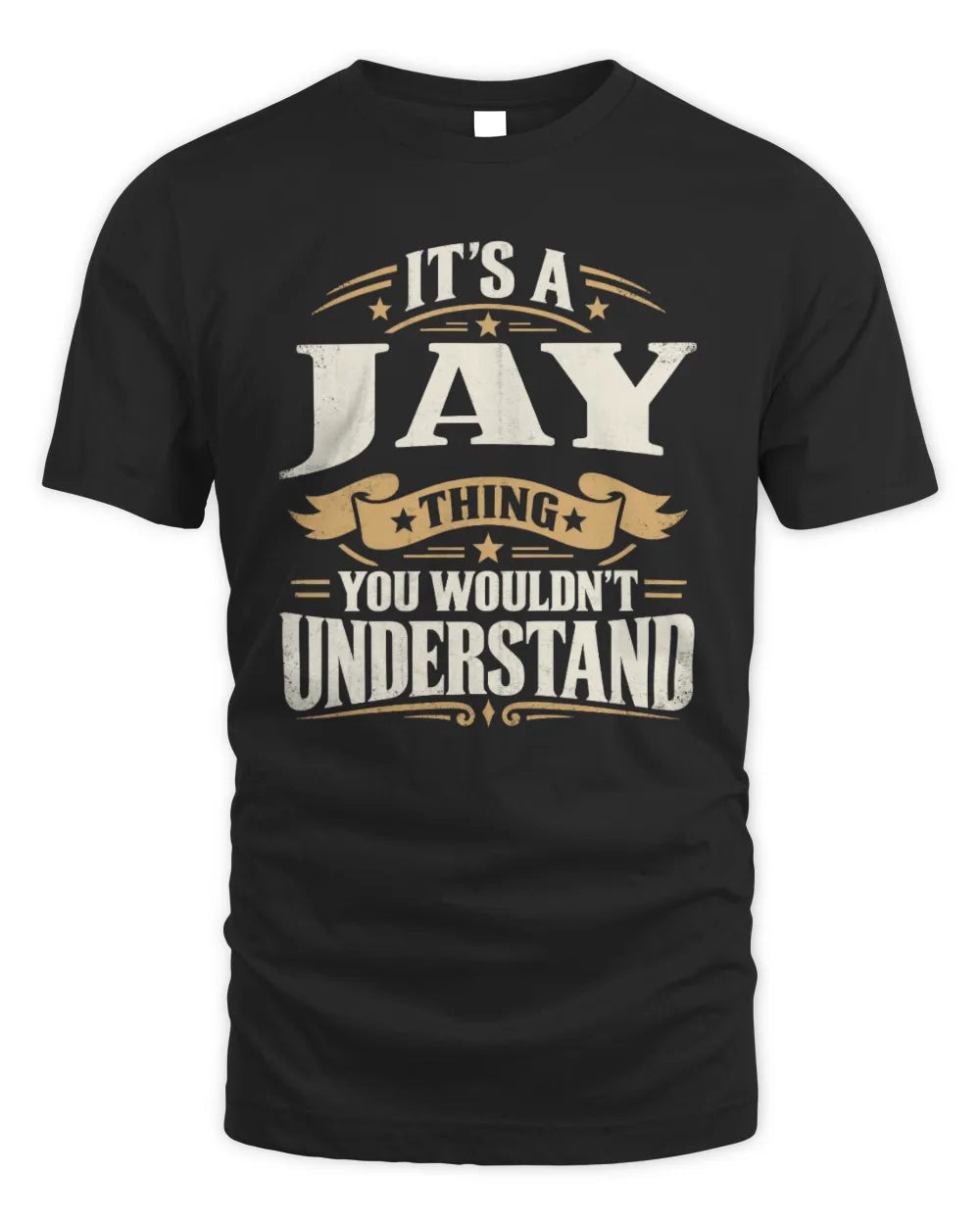 JAY P08 TH51 - Personalized “It’s a/an [NAME] Thing – You Wouldn’t Understand” Shirt - Unisex Standard T-Shirt - Black