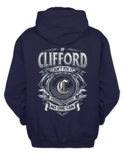 CLIFFORD AP81-K4-626 - Personalized Ahmed Quote Apparel “If Ahmed Can't Fix It, No One Can” - Unisex Hoodie - Navy